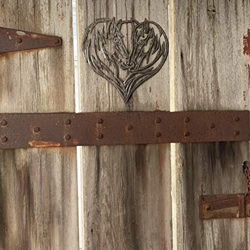 Horse Family Wall Hanging Metal Art