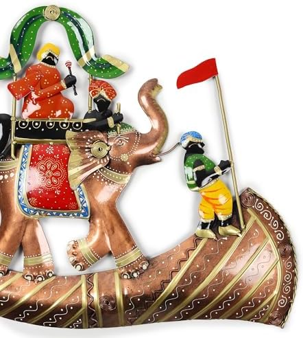 Rajasthani Baraat Wall Decor Metal Wall Art