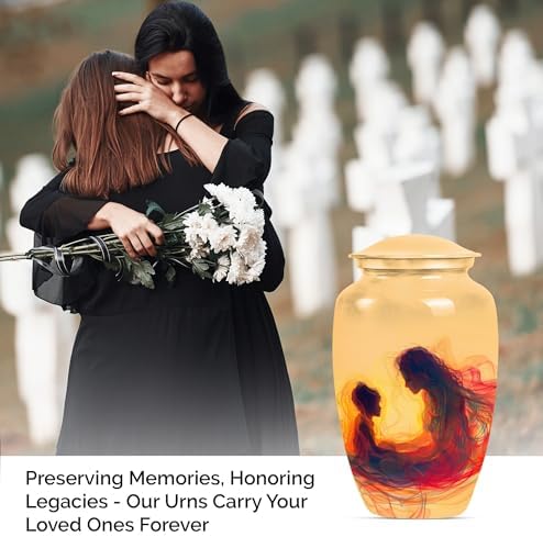 Unique Funeral Urns for Human Ashes - Elegant Decorative Urns Combo