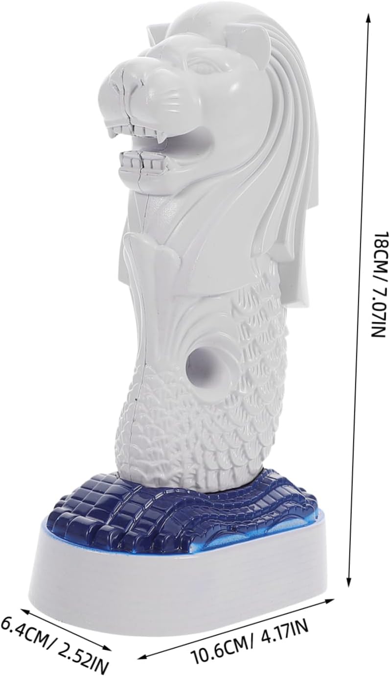 Wakauto Singapore Merlion Figurine Home Office Decor