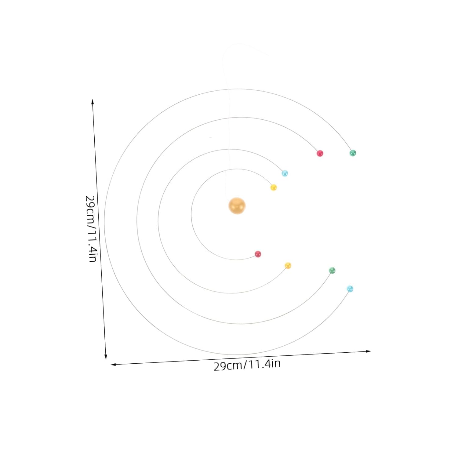 Modern Decor Physics Solar System Mobile for Boys and Girls