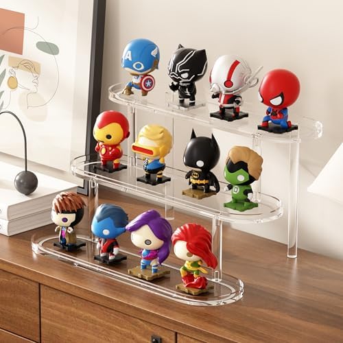 Glowing Acrylic Riser Display Shelf for Funko Pop Figures