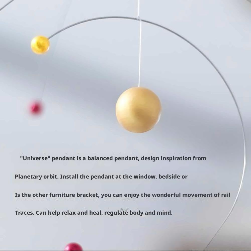 Wmool Balanced Dynamic Pendant Wind Chime Hanger for Unique Outdoor Decor and Science Project