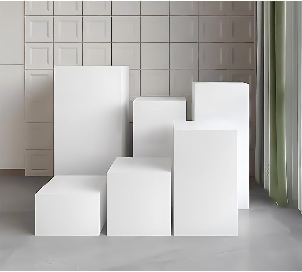 Square Pedestal Display Stand for Events 40x40x100 cm