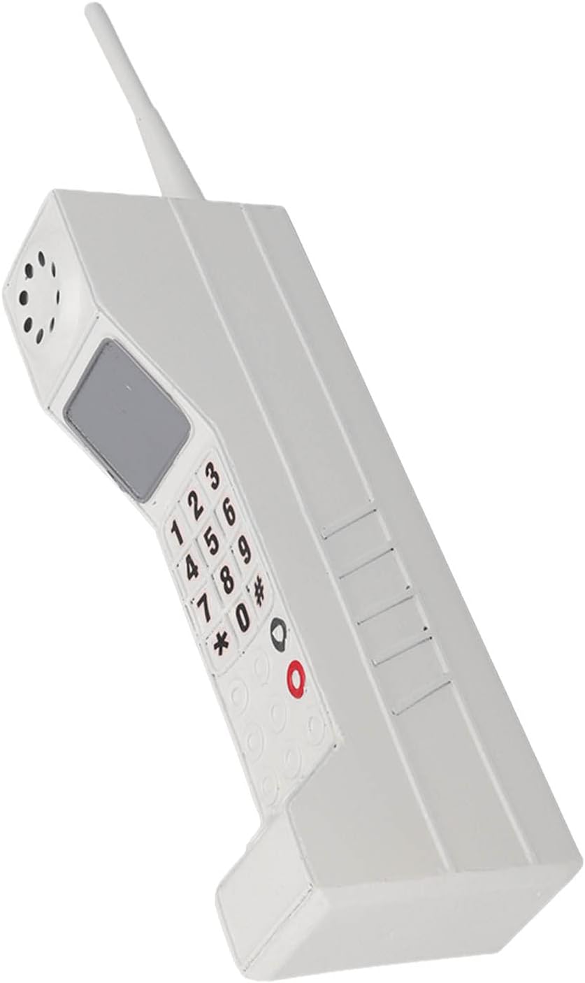 Retro Nostalgia Mobile Phone Prop Decor White