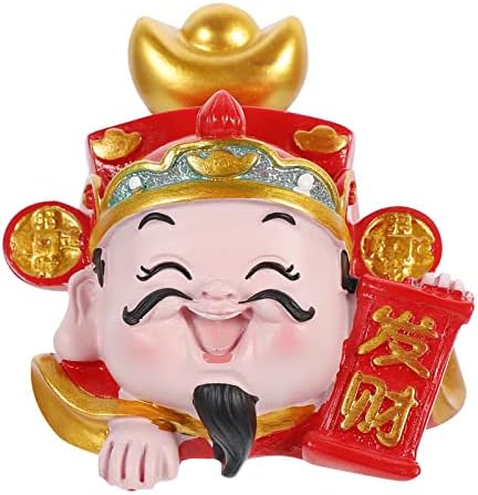 Chinese Style Resin Phone Holder Figurine for Home Office