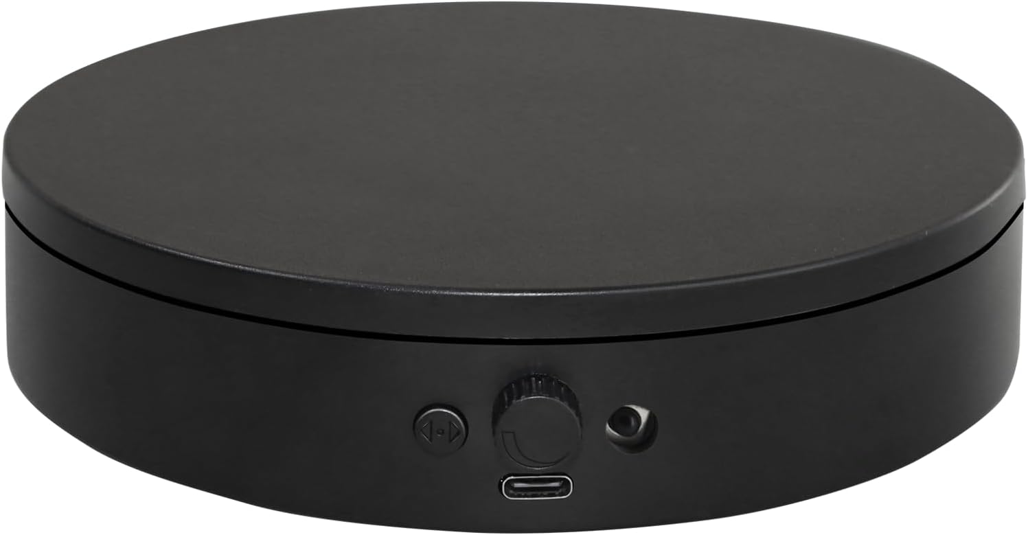 ComXim Motorized Rotating Display Stand with Remote Control and Knob Speed Adjustment