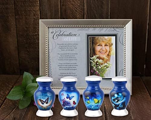 Bold Divine Butterfly Cremation Urns Set of 4