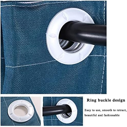 Dark Green Portable Fitting Room with U-Shaped Metal Track