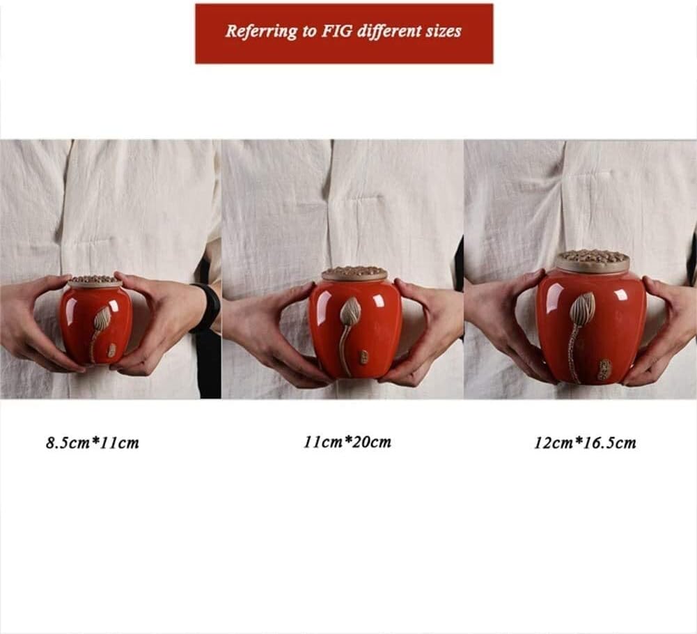 Classic Ceramic Cremation Urn with Sealed Lid