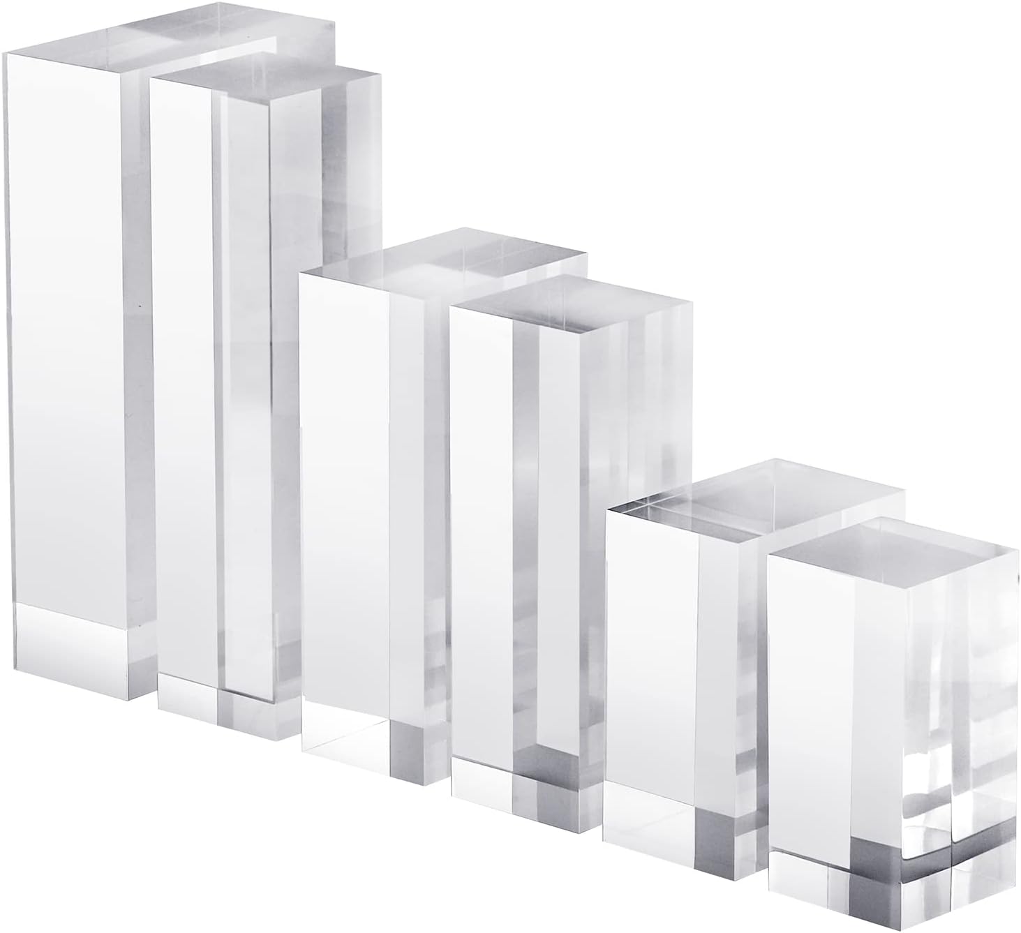 CiaoHER Acrylic Cube Display Block 2in x 9 x 9