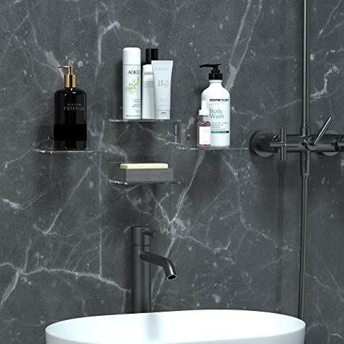 6 Inches Acrylic Floating Shelves 2 Pack