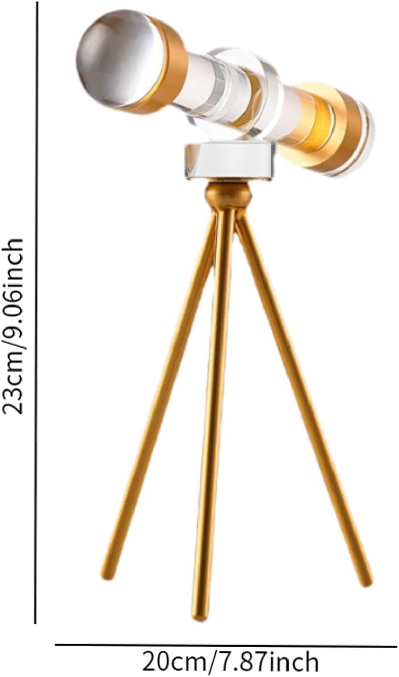 Telescope Sculpture Collectible Desktop Ornament