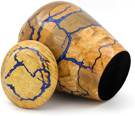 Handcrafted Wooden Urn for Cremation Adult Ashes Memorial Box