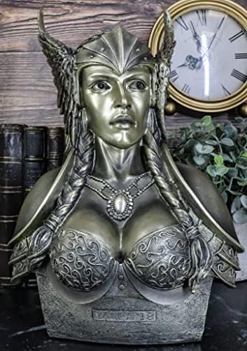 Ebros Norse Goddess Valkyrie Bust Statue 11 Inch Decorative Figurine