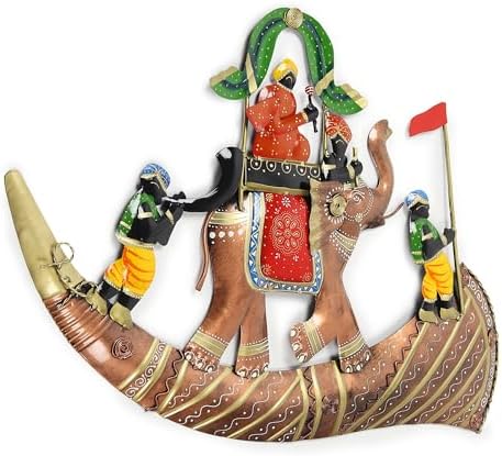 Rajasthani Baraat Wall Decor Metal Wall Art