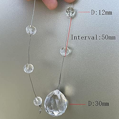 Crystal Beaded String Garland for Wedding and Home Decor