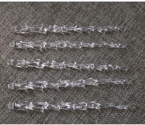 25 Pcs Clear Icicle Ornament Set