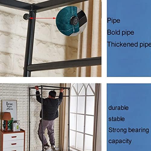 Mobile Dressing Room with Hanger Rods and Hooks