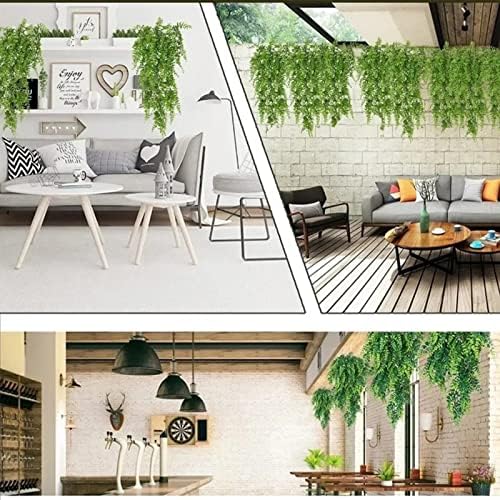2Pcs Artificial Eucalyptus Teardrop Wreath Greenery Swag 35 Inch Hanging Garland