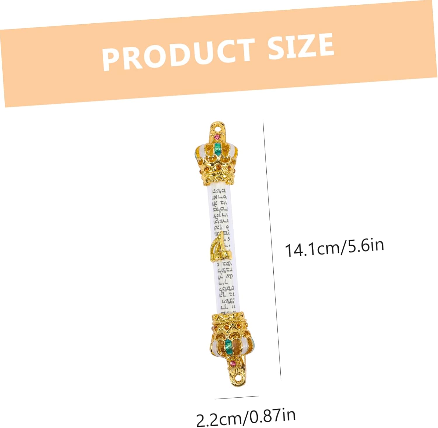 LIFKOME Handcrafted Jewish Mezuzah Door Decor Metal