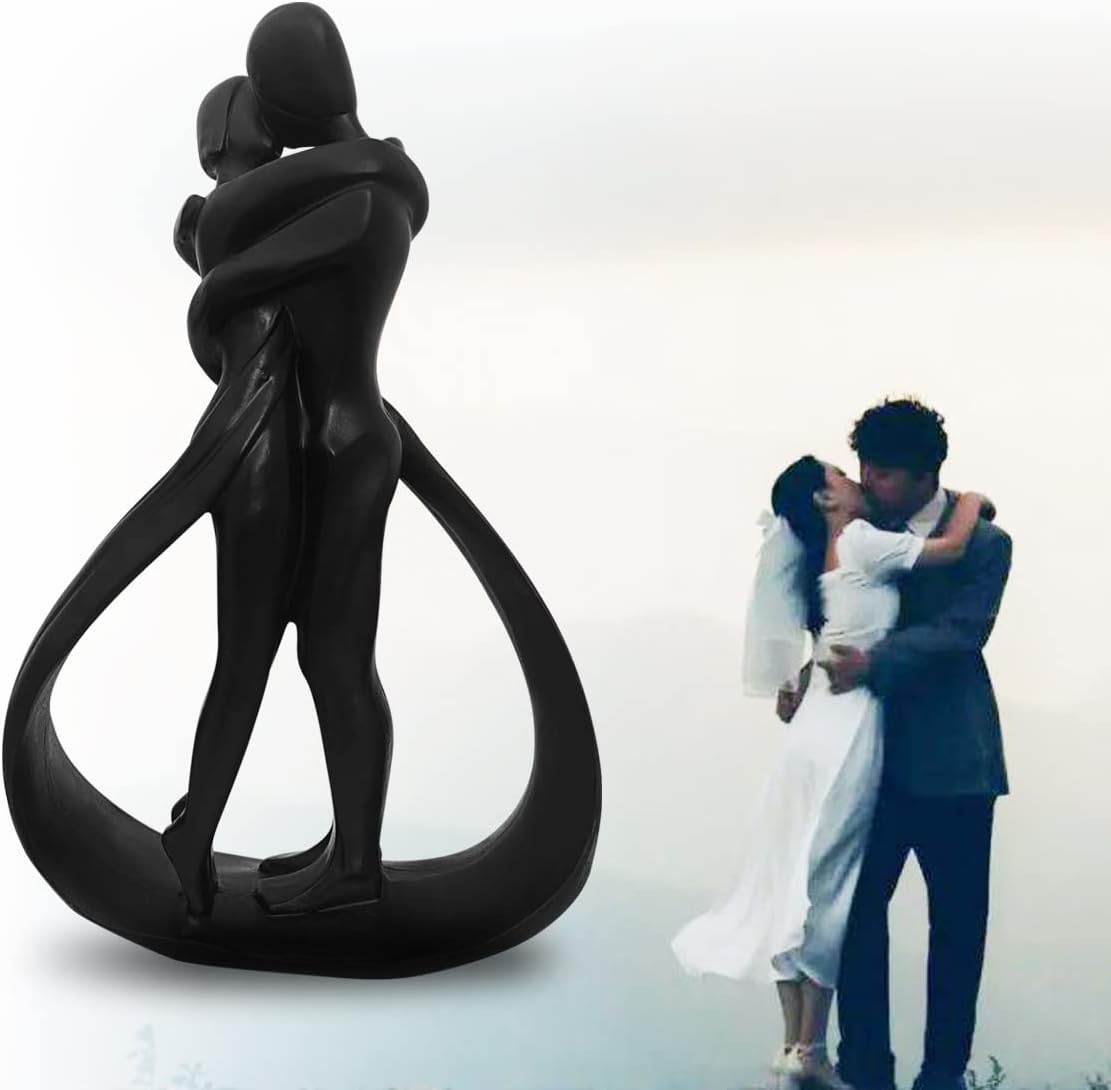 Resin Couple Sculptures Romantic Home Decor Gift