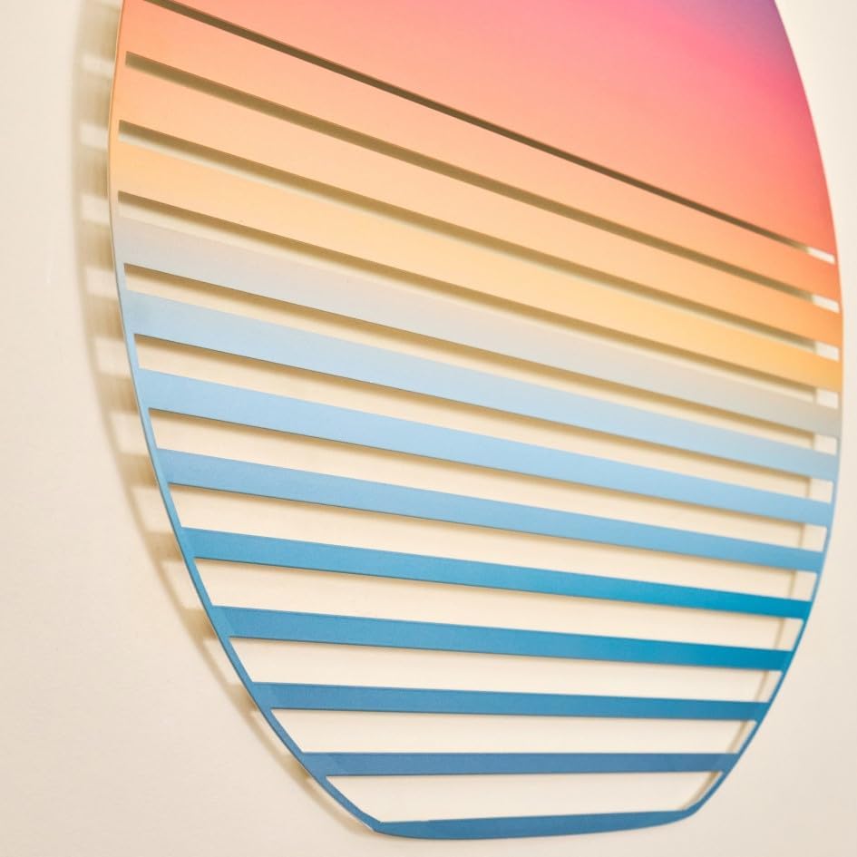 NEODECO Sunset on Sea Metal Wall Art - Large 3D Sculpture