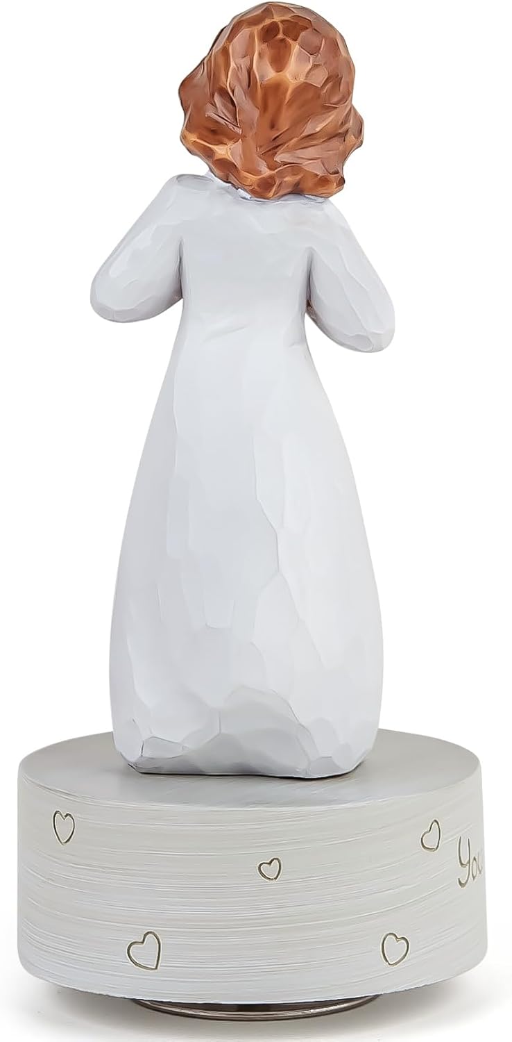 AIDLNS Music Box for Girls Love Heart Musical Figurine