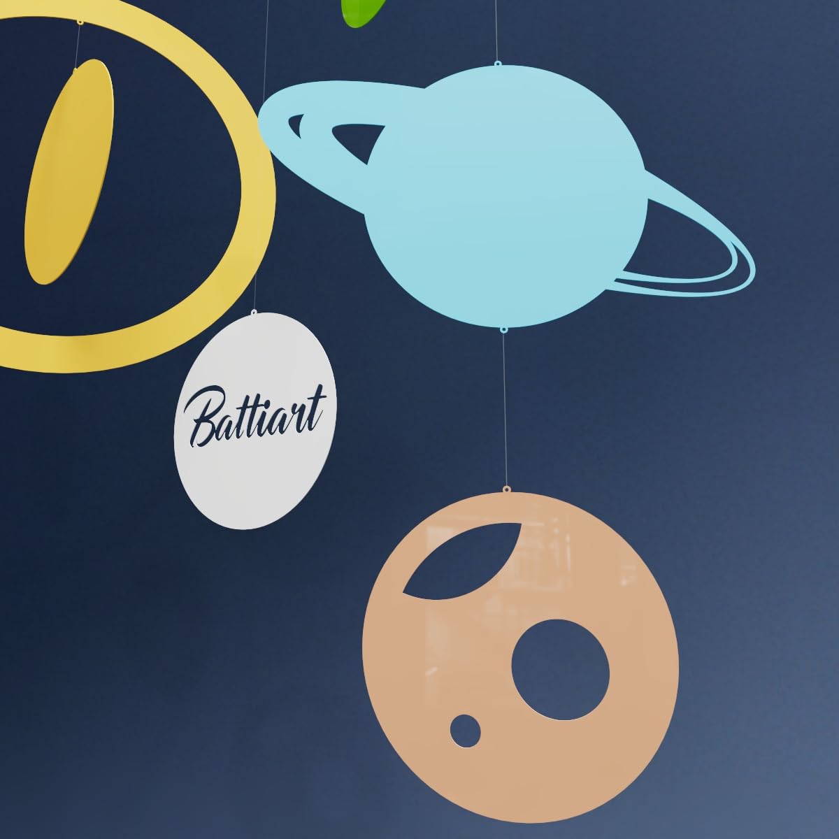 Solar System Hanging Mobile with Planets