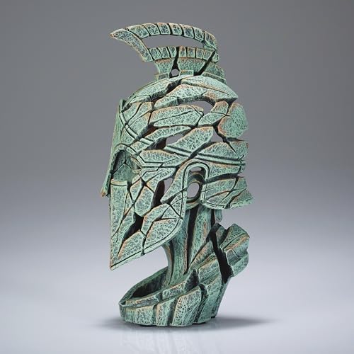 Enesco Edge Sculpture Spartan Warrior Figurine Green