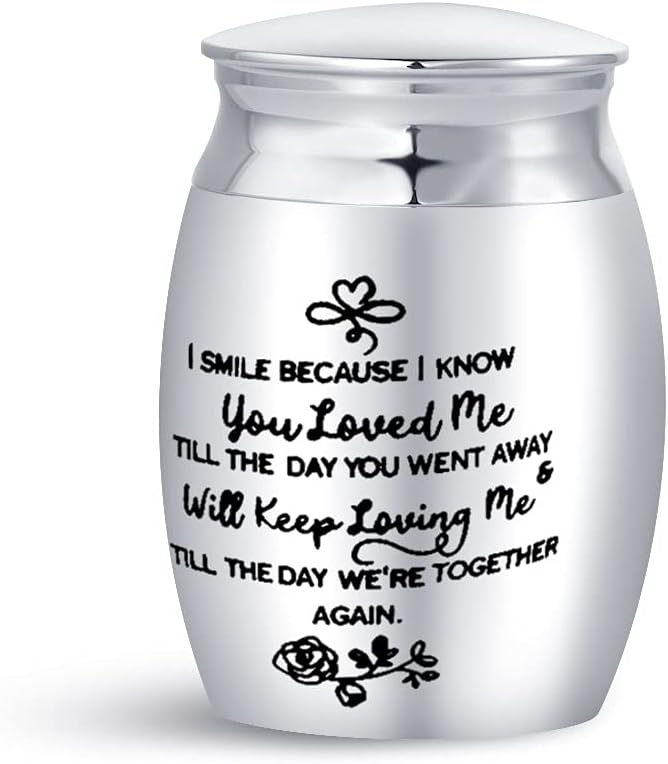 Keep Loving Mini Cremation Urn for Human Ashes Family Friends