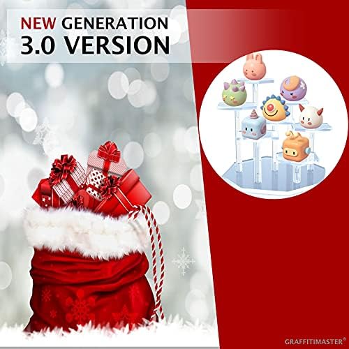 7-Tier Clear Acrylic Display Stand for Jewelry and Collectibles