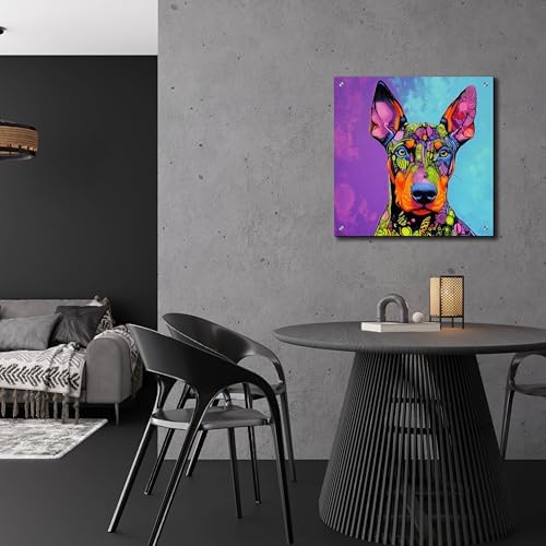 Epic Art Woof Deberman Acrylic Wall Art 24x24