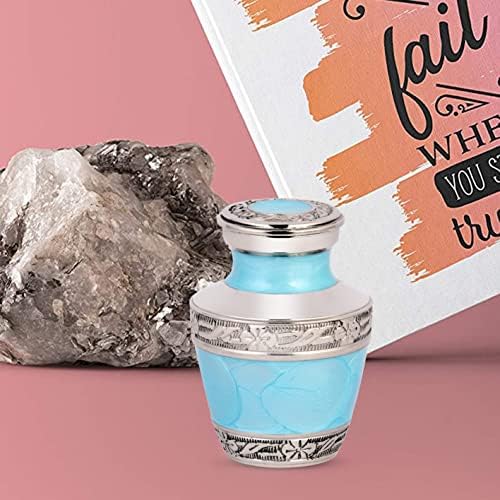 Small Urns for Human Ashes Ocean Blue Keepsake Urn Set