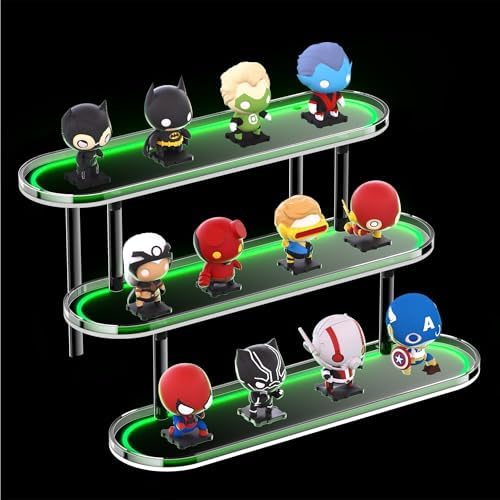 Glowing Acrylic Riser Display Shelf for Funko Pop Figures