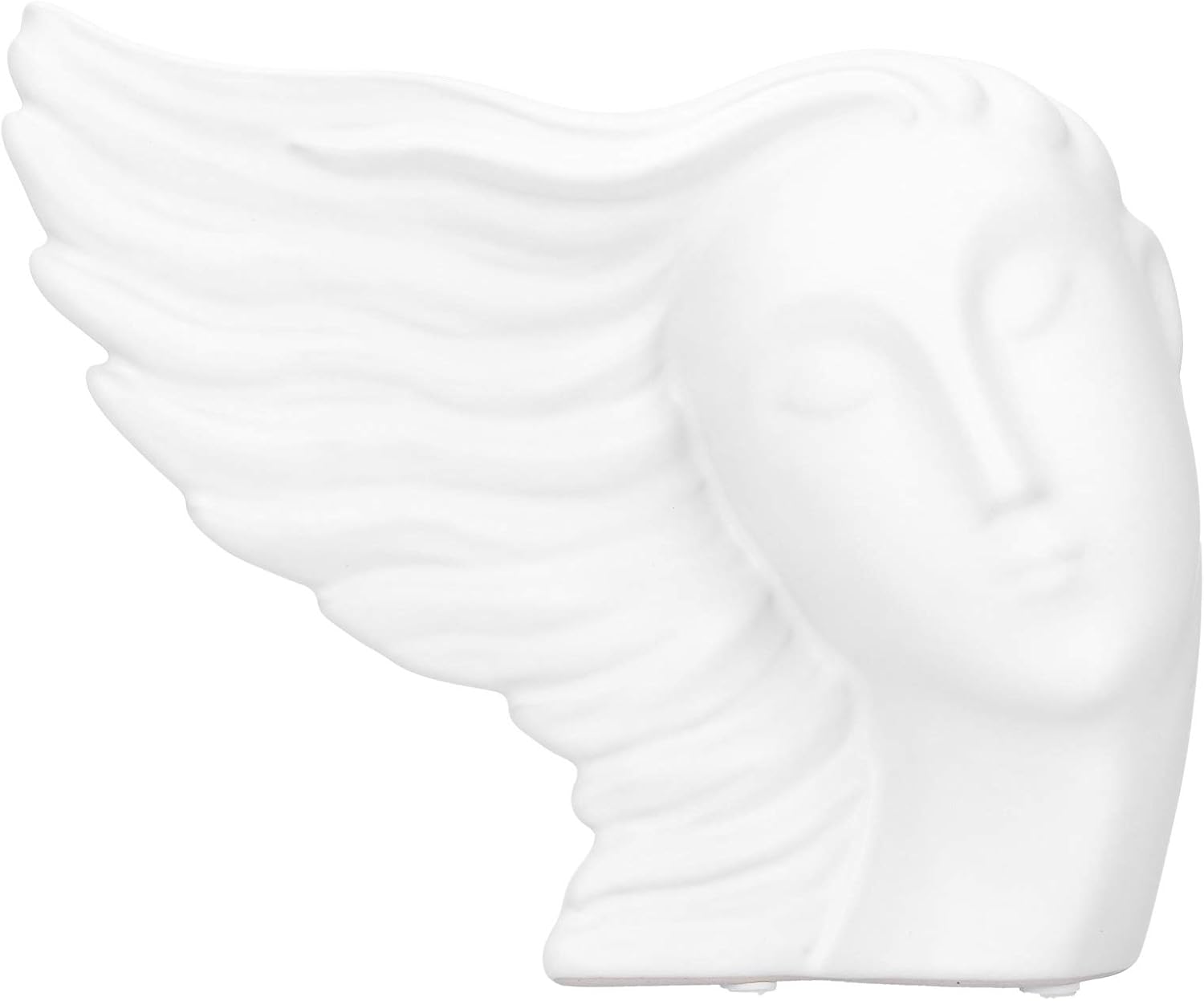 Women Head Sculpture Ceramic Art for Home Office Decoration