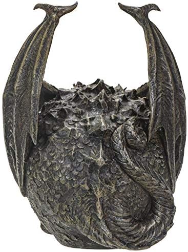 SUMMIT COLLECTION Spiral Dragon Skull Figurine 75 Inches