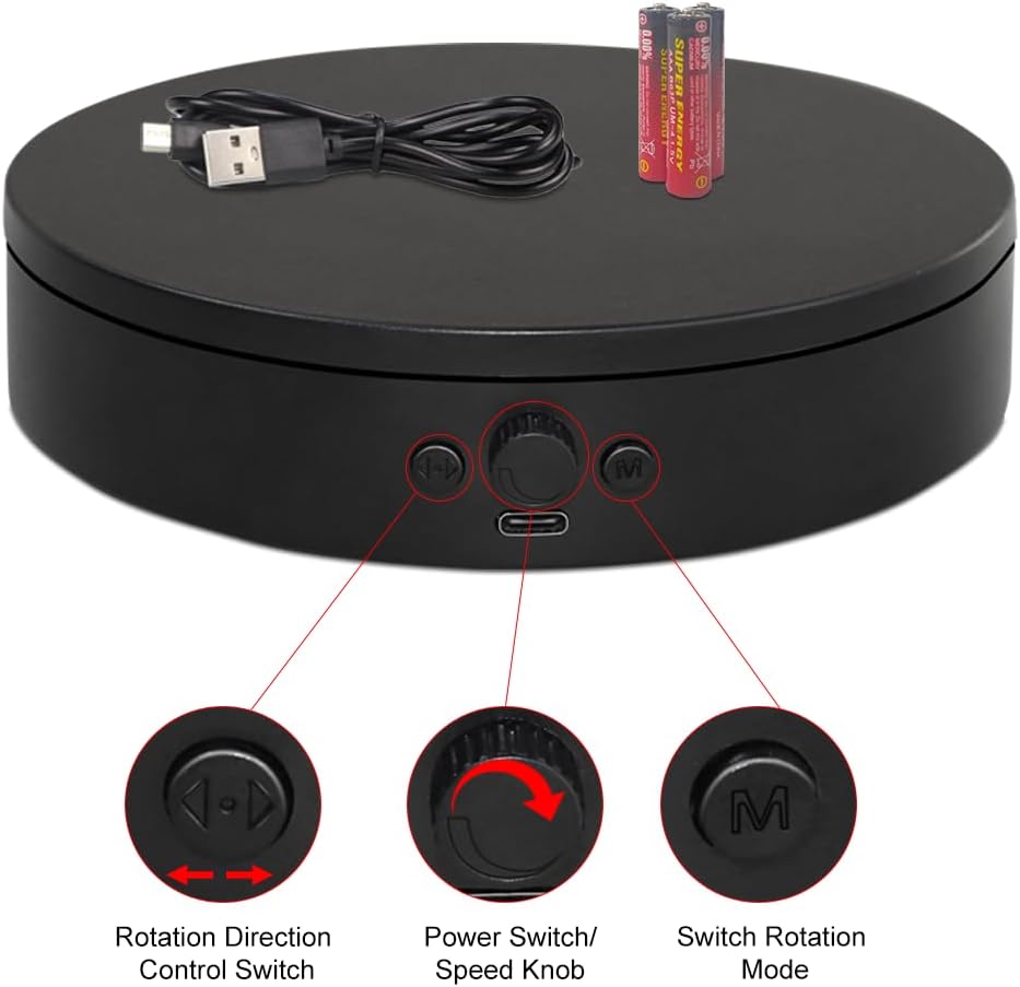 ComXim Rotating Display Stand with Type-C Power Cable