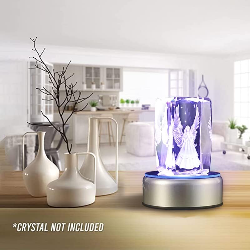 Colorful Cup Display Turner Spinner Light Stand with USB Power