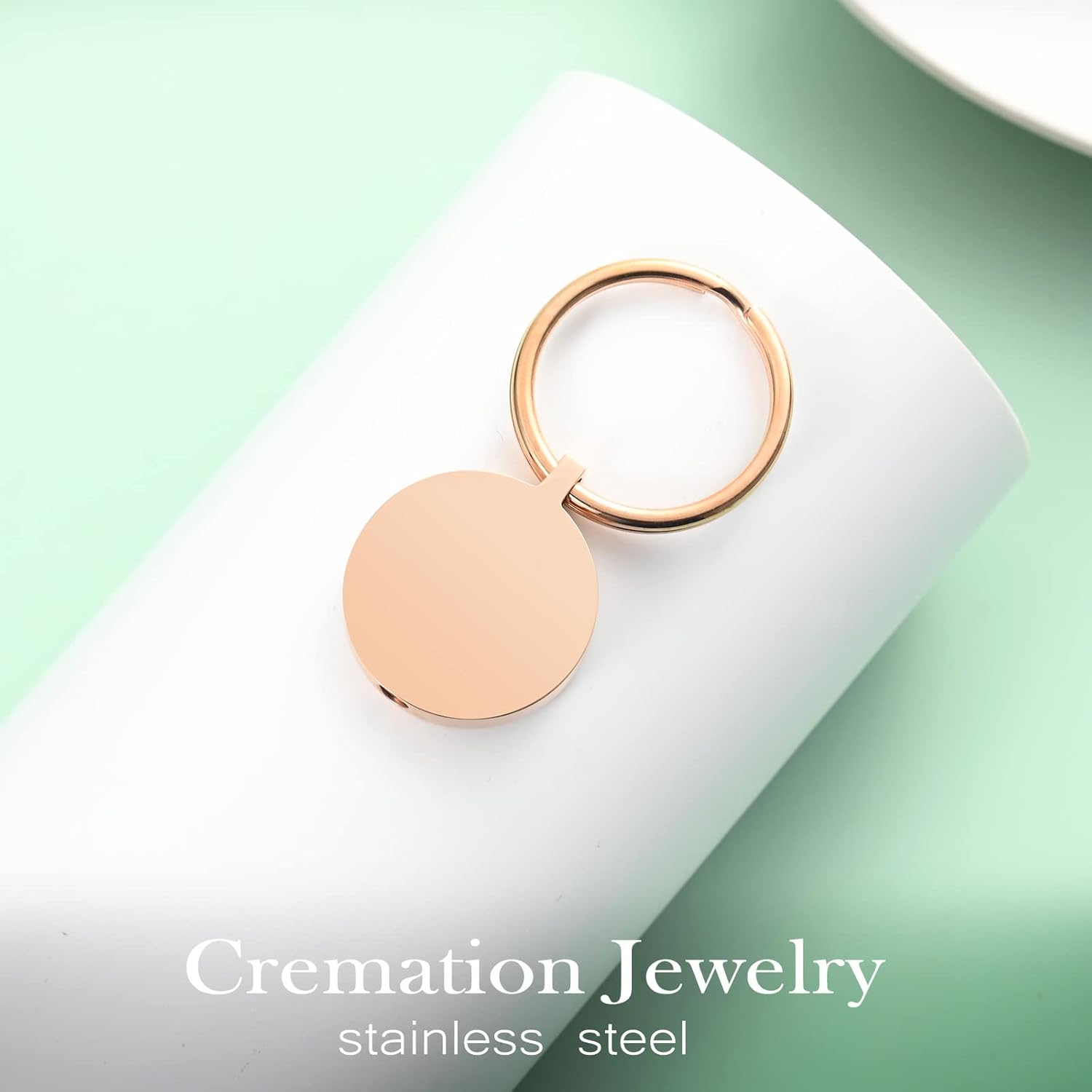 Personalized Cremation Urn Keychain for Ashes Keepsake Jewelry