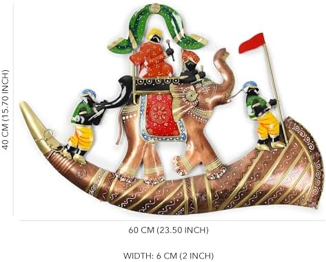 Rajasthani Baraat Wall Decor Metal Wall Art