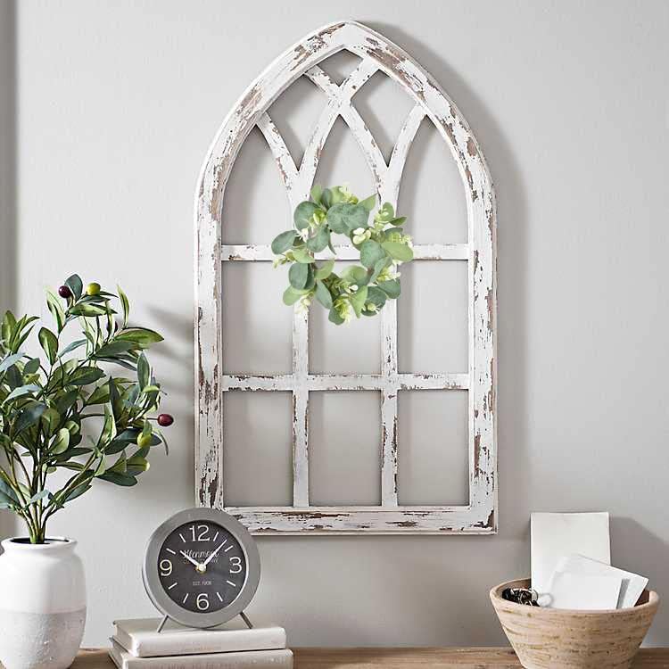 LSKYTOP 2 Pcs Eucalyptus Wreath for Kitchen Farmhouse Decor