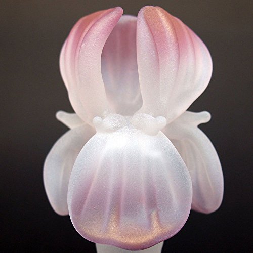 Iris Perfume Bottle Hand Blown Glass Decor