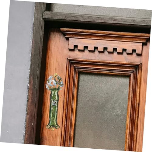 Yardenfun Vintage Metal Mezuzah Plaque for Door Decoration