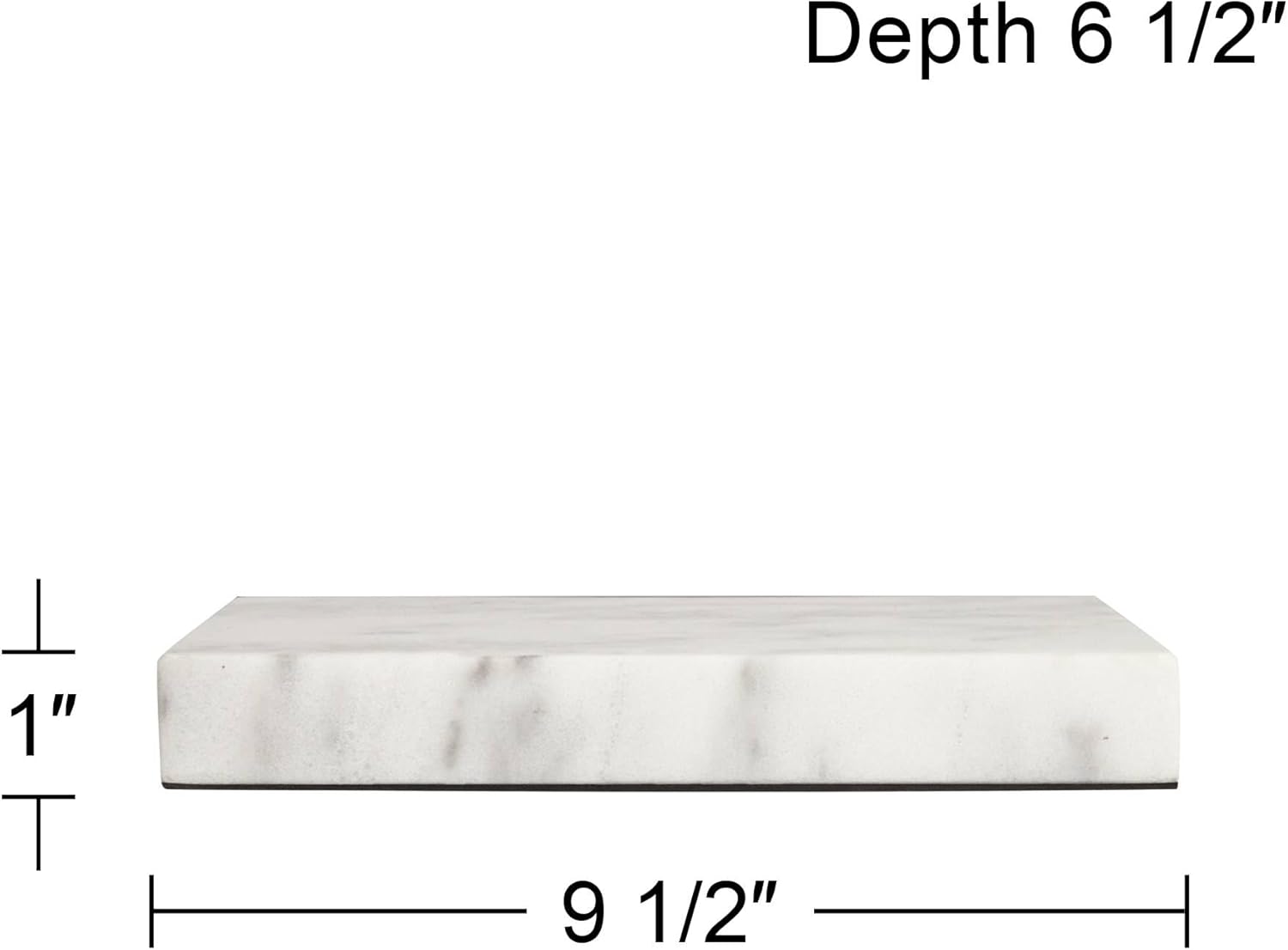 360 Lighting Marble Lamp Riser White 95x65 Inch