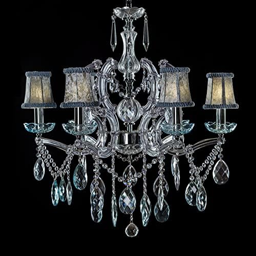 Jishi 30pk Crystal Teardrop Ornaments for Christmas Tree Decorations
