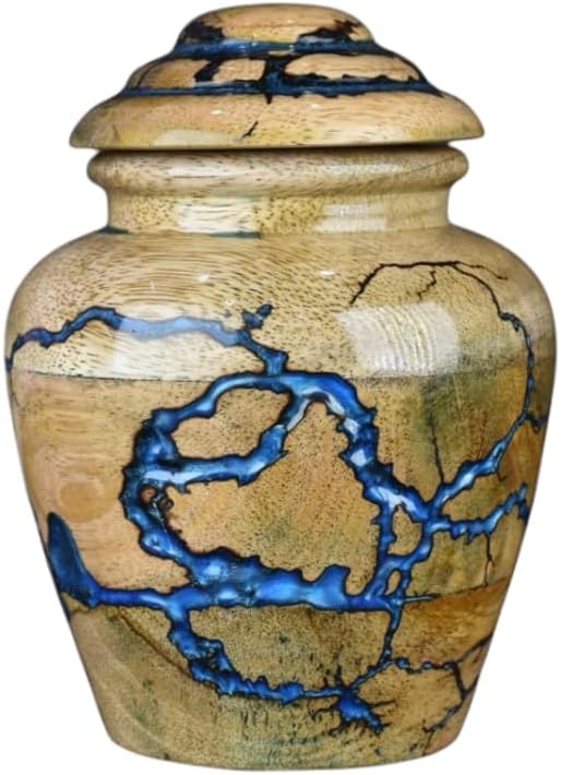 Merit Wooden Cremation Urn for Pets Decorative Dog Ashes Urn