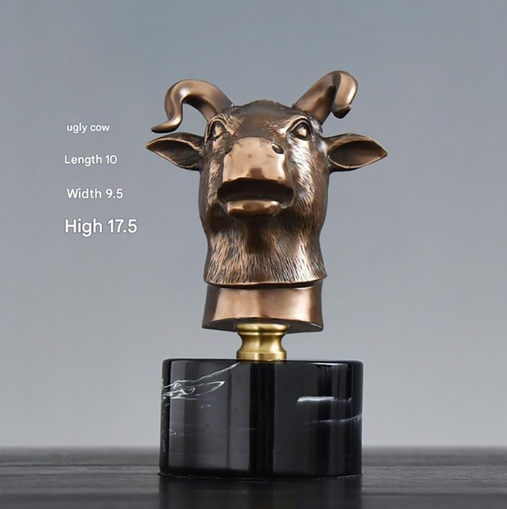 Chinese Zodiac Animal Head Sculptures with Bronze Finish Black Marble Base