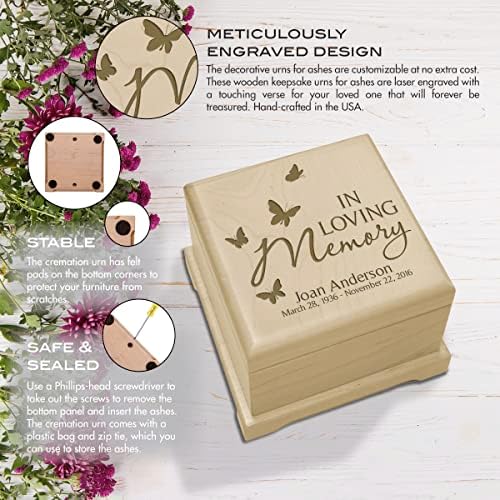 LifeSong Milestones Unique Urns for Ashes Personalized Memorial Gifts