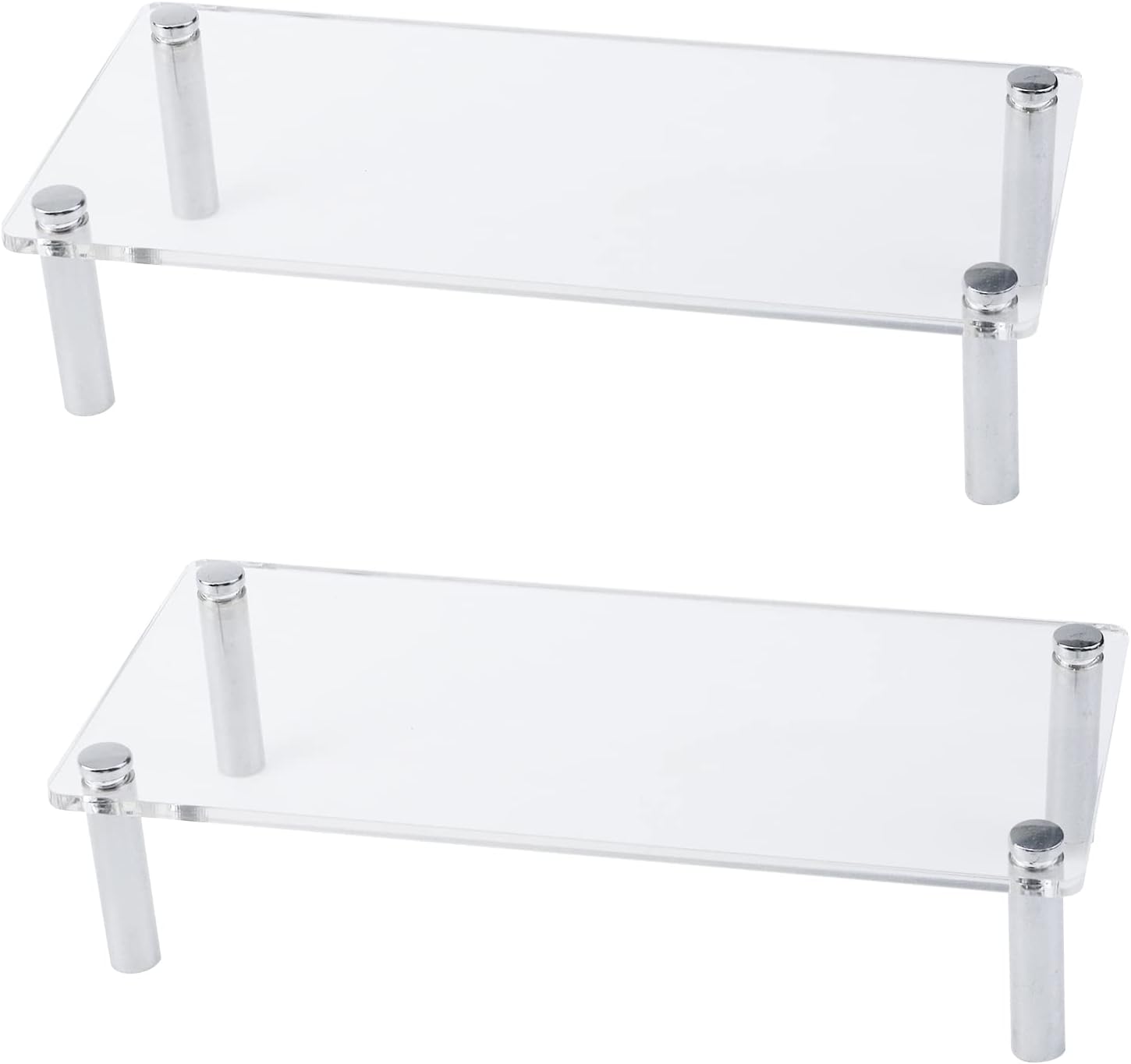 MY MIRONEY 2PCS Acrylic Display Stands for Cupcakes and Makeup